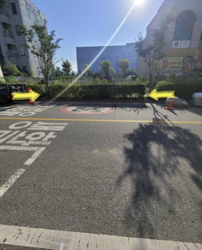 주차장 및 광장 바닥 시공 시공 전